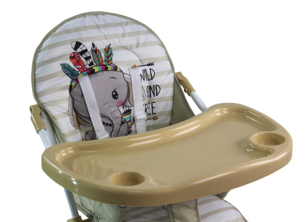 Стульчик для кормления Слоник (бежевый) арт. 4340