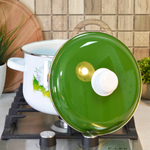 Кастрюля 5,5л коническая "Ромашки лето"