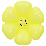 Шар Фольгированный Цветок Ромашка Улыбка желтая (Желтый)