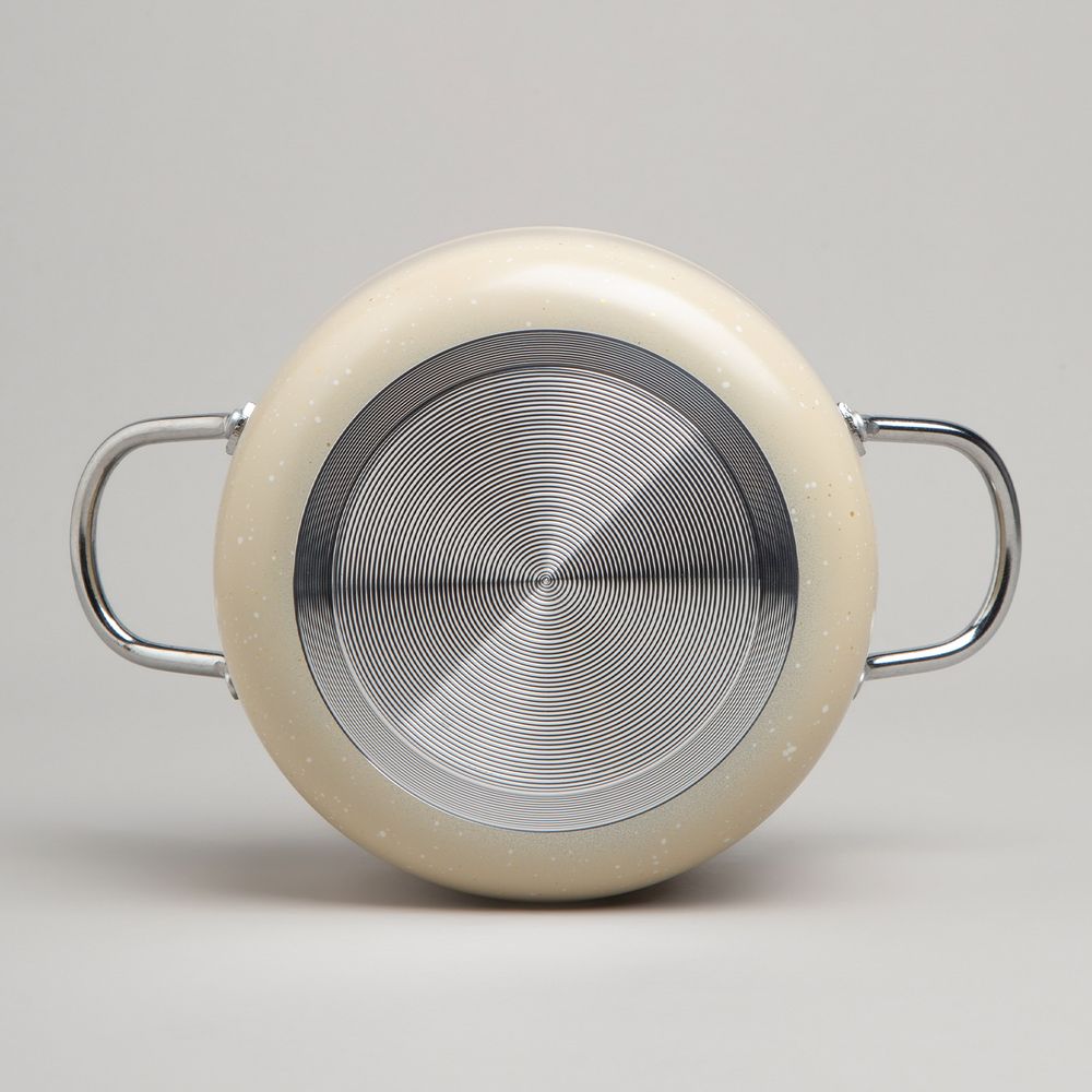 КАСТРЮЛЯ AGNESS С АНТИП. ПОКР. И СТЕКЛ. КРЫШКОЙ 950 МЛ, 14*7 СМ