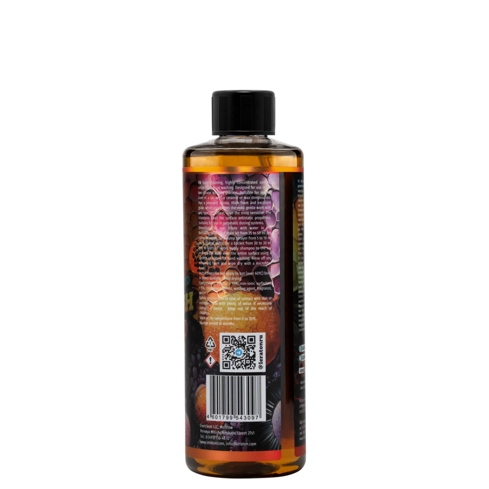 LERATON A3 HANDWASH SHAMPOO FRUIT HONEY Суперконцентрированный шампунь для ручной мойки 473мл
