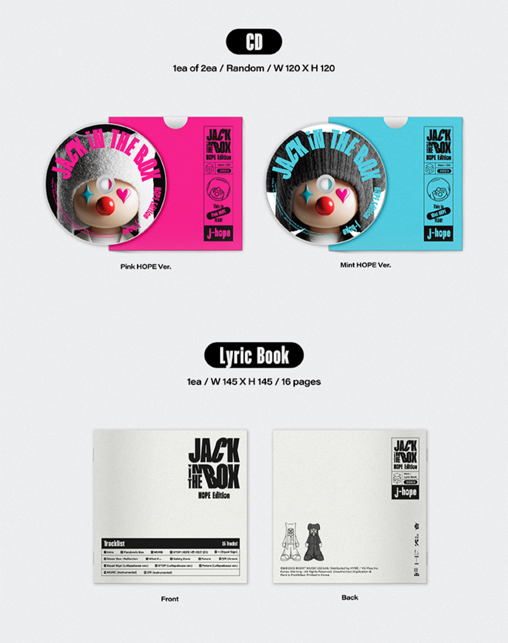 Альбом j-hope - Jack In The Box (HOPE Edition)