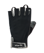 Перчатки для фитнеса STARFIT WG-203, черный/серый
