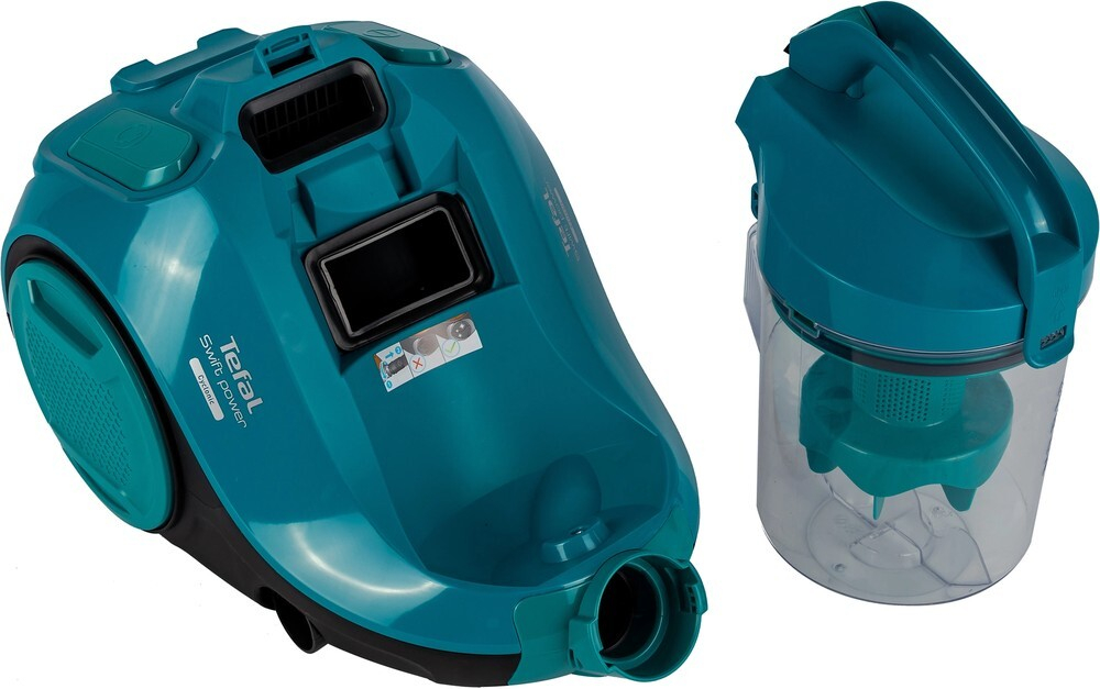 Пылесос Tefal Swift Power Cyclonic TW2922EA бирюзовый/черный (7211005022)