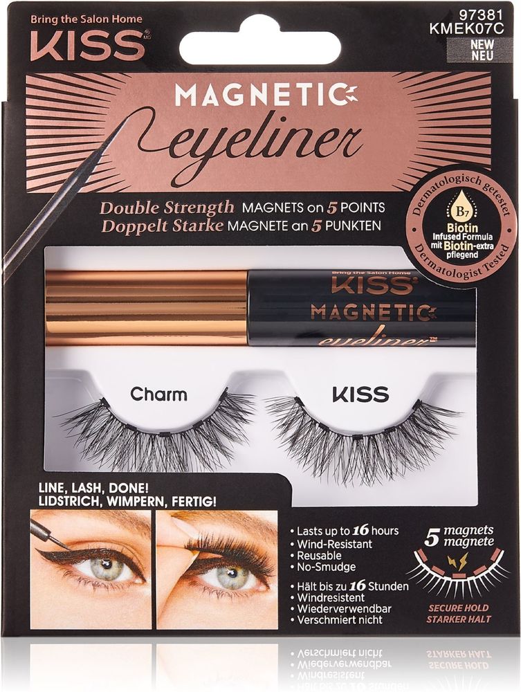 KISS магнитные ресницы Magnetic Eyeliner &amp; Eyelash Kit