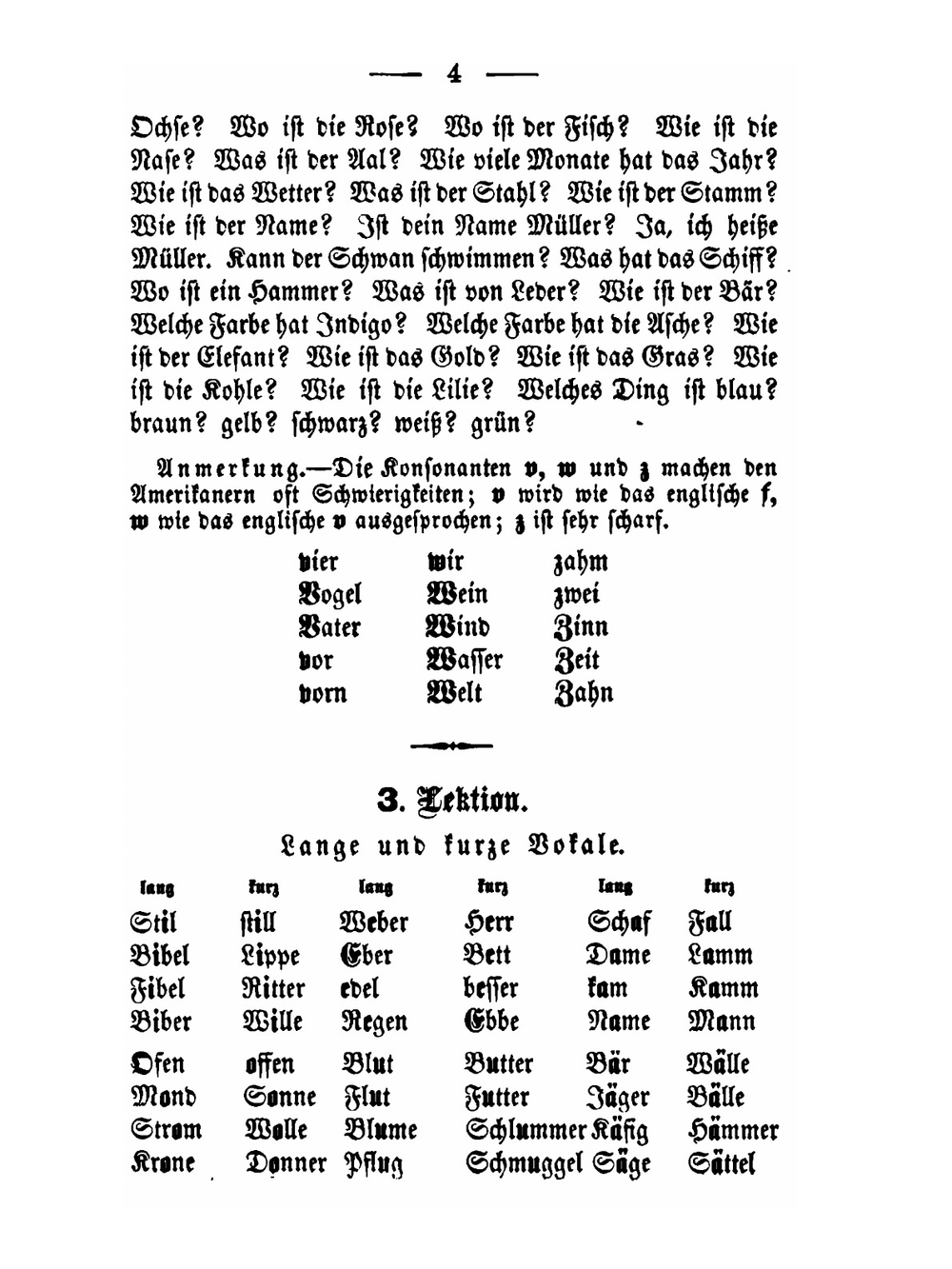 Deutsche Grammatik Für Amerikaner. Nach Einer Neuen Praktischen Methode | C. Wenckebach