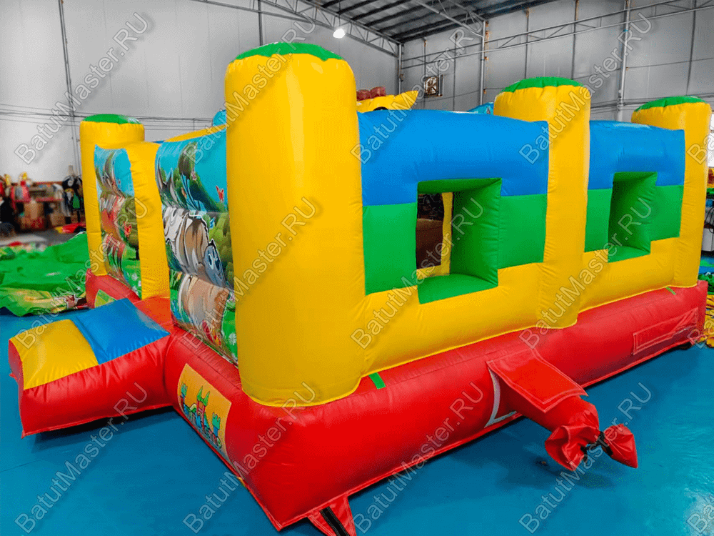 Надувной батут "Лесное царство" 4*4*2,5 м