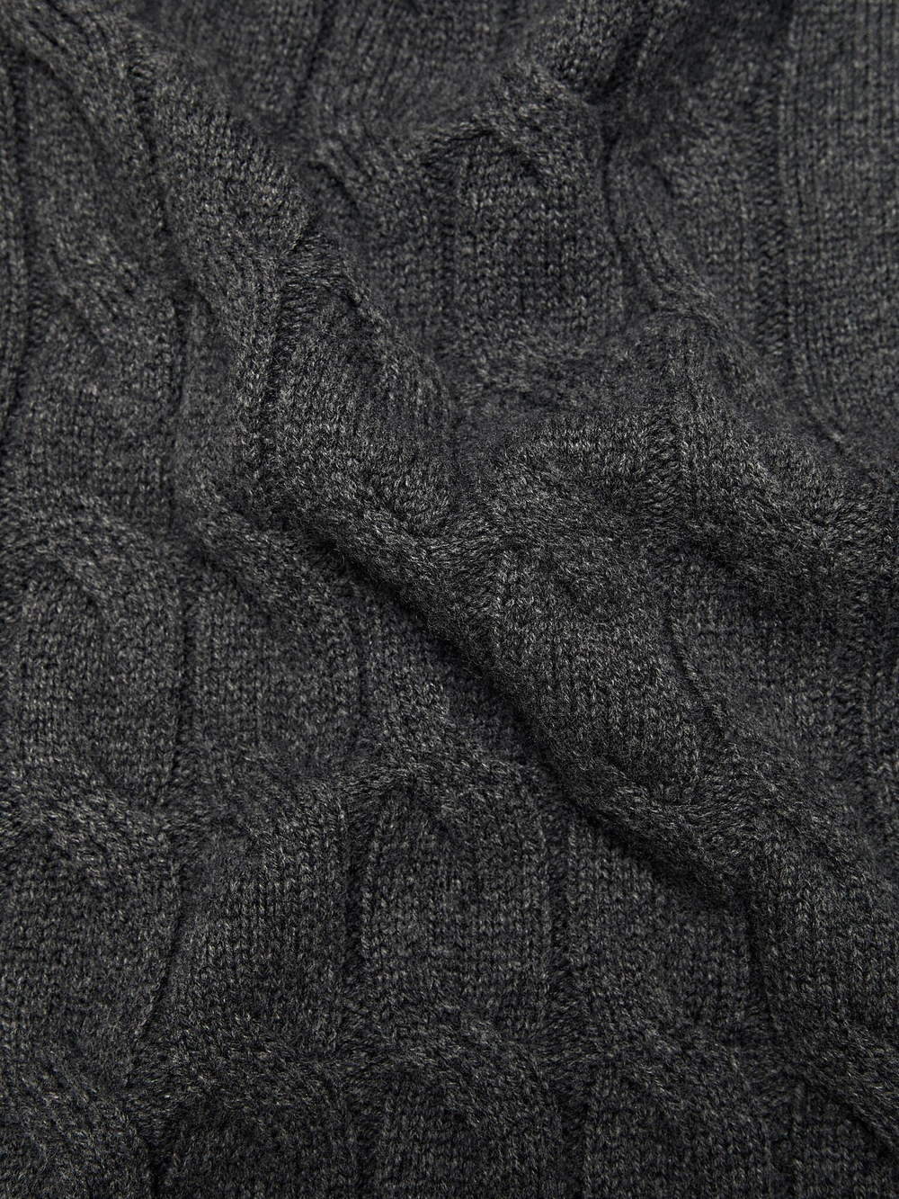 Massimo Dutti Плетеная балаклава, серый