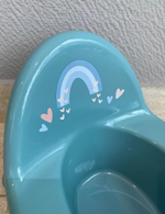 Горшок детский музыкальный "ЭКО Метео" бирюзовый