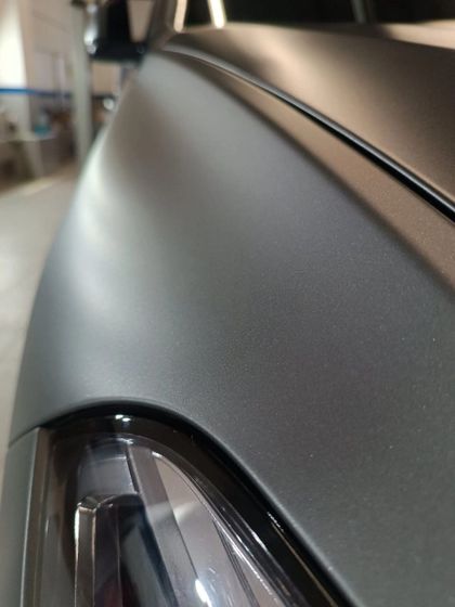 Пленка матовая серая графит Cold Gray Carbins