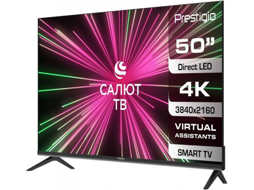 LED телевизор 4K Ultra HD Prestigio PTV50SS07X_CIS_BK