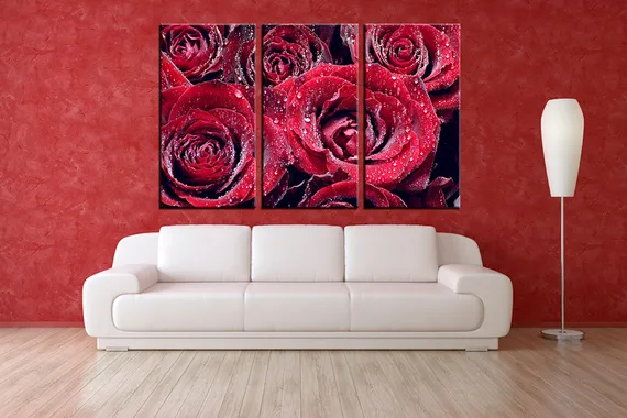 Модульная картина "Розы"