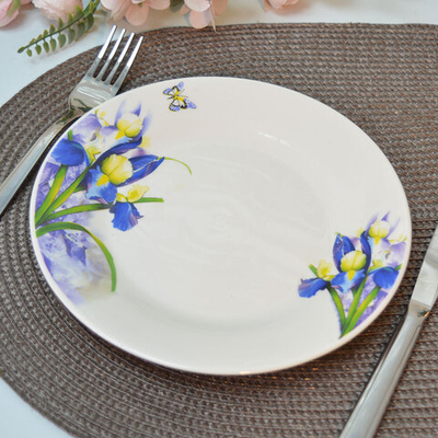 Тарелка десертная 19см Ирисы