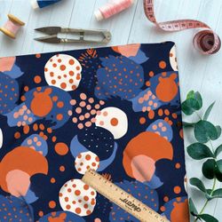 Ткань премиум атлас космический конфетти