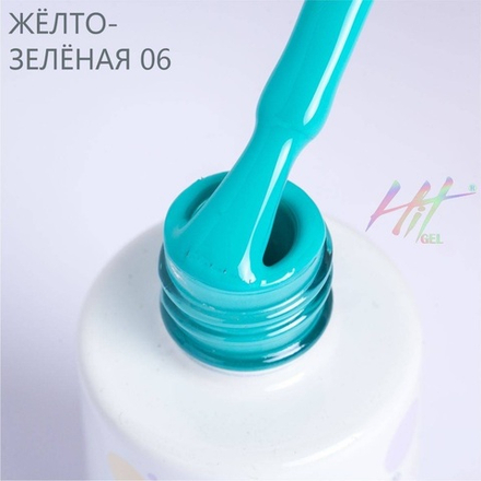 Гель-лак ТМ "HIT gel" №06 Green, 9 мл