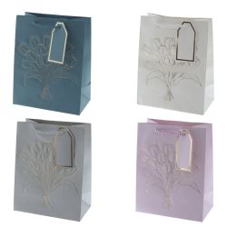 GAEM Пакет подарочный S (бумага 210г/м2, блок 12шт), L18 W10 H23 см, 4в.