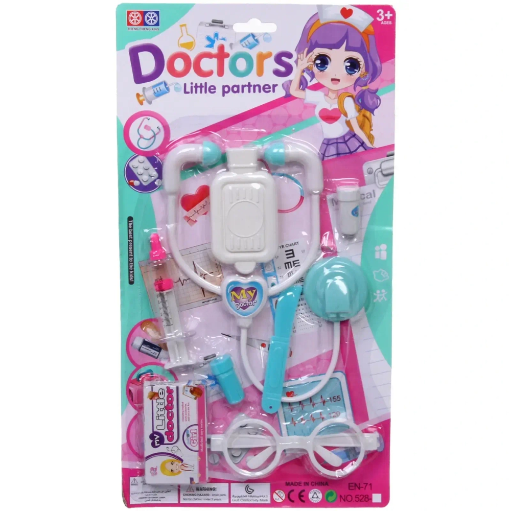 Набор доктора «Лечимся вместе!», 8 предметов, 24*3*28 см, в ассортименте