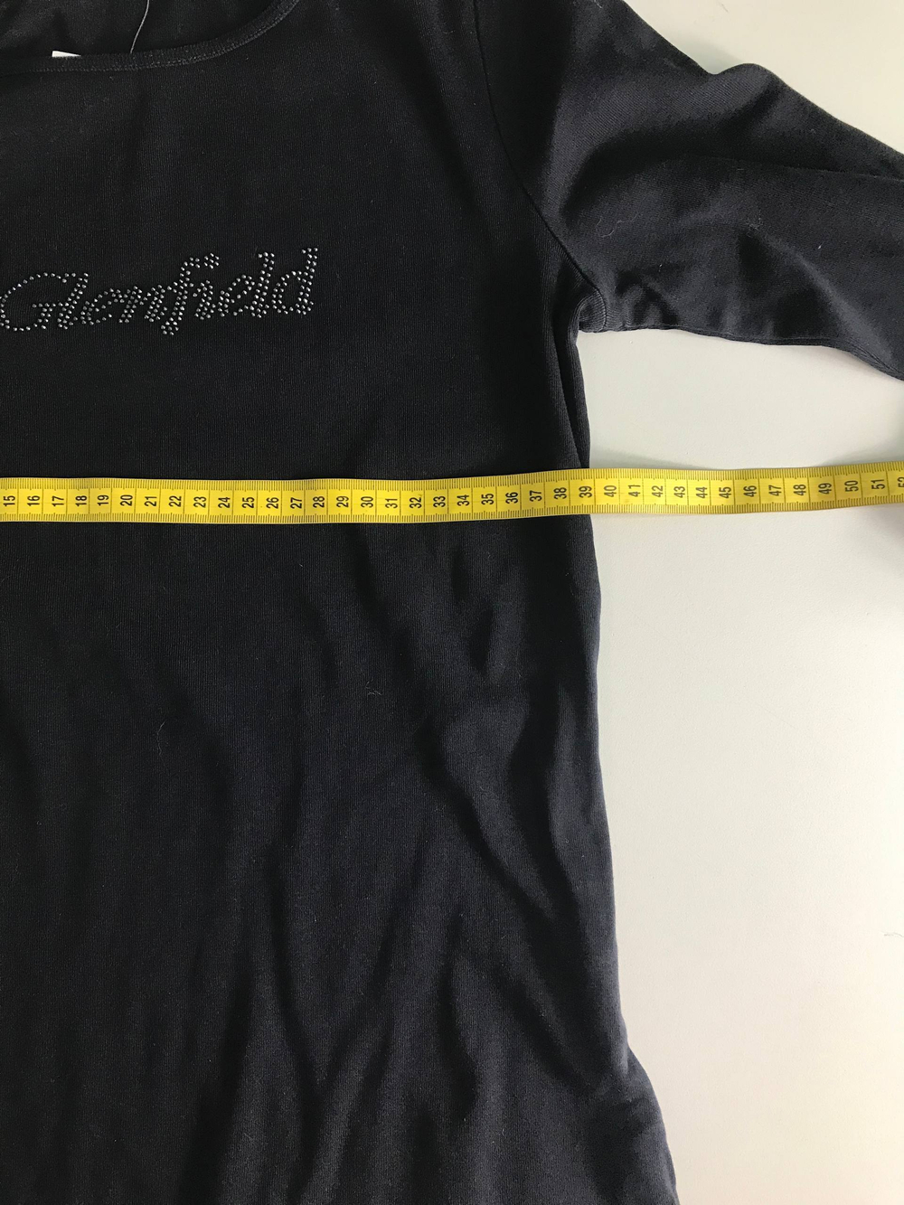 Лонг Glenfield со стразами, маркировка М, визуально на 46 размер