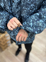 Куртка зимняя / синяя цифра