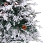 Елка «Заснеженная принцесса» 180 см, ПВХ, леска, резина с белым напылением (838 веток)