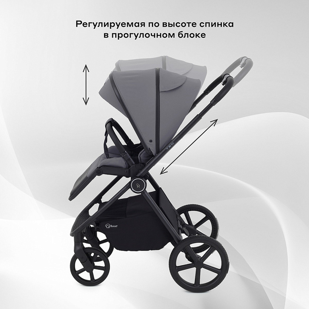 Детская коляска Rant Teo 3 в 1 Grey