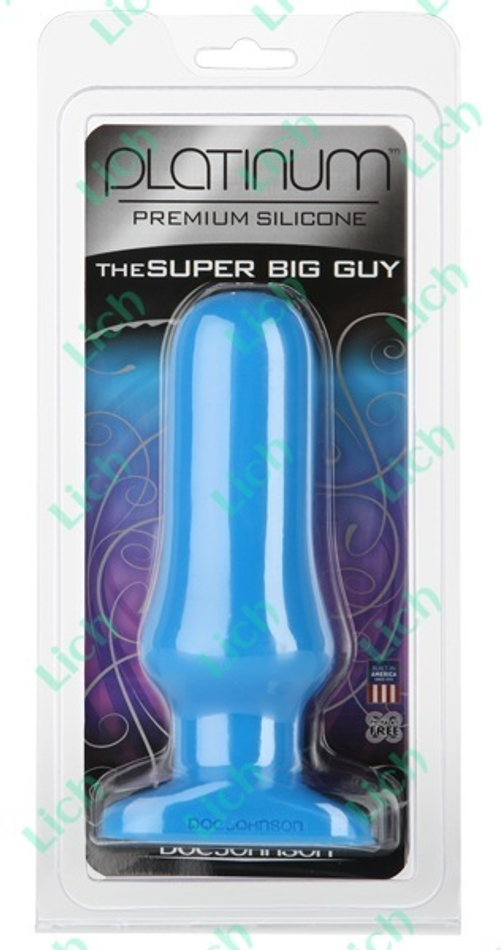 Голубая силиконовая пробка супер большого размера THE SUPER BIG GUY