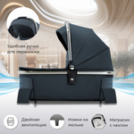 Коляска 3в1 Sweet Baby Vento Silver Blue