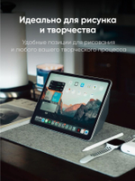 Складная магнитная подставка для планшета SNAP TABLET STAND / 6 позиций / Синяя