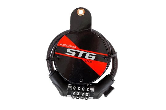 Замок, трос спиральный, кодовый 12х120см