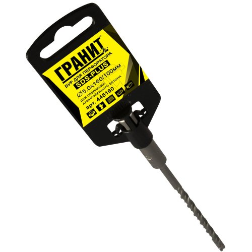 Бур ГРАНИТ SDS+ Quadro-X 5,0*160