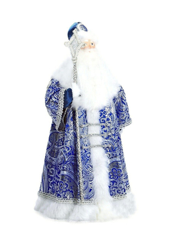 Фарфоровая кукла Дед Мороз под ёлку. Новогодний сувенир ручной работы