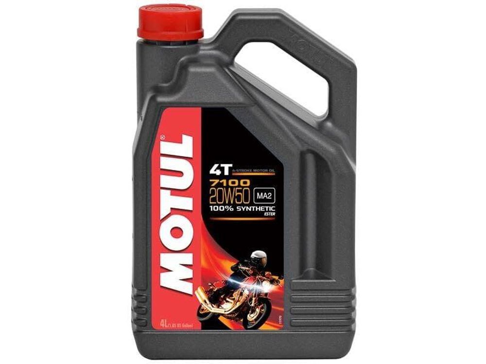 Масло 4т 20w50 синт Motul 7100 4 л