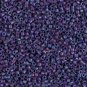 Miyuki Delica 11/0 Metallic Midnight Purple DB0135