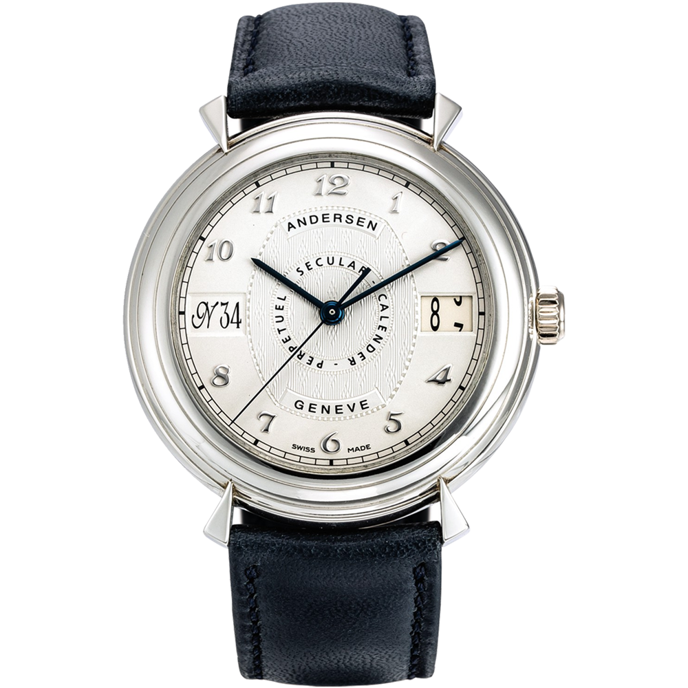 Andersen Geneve created in 1996 the “Perpetuel Secular Calender” Watch