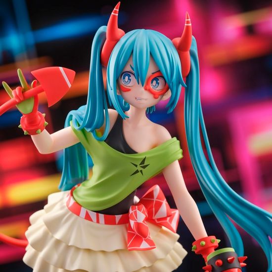 Фигурка Аниме SEGA Figurizm Hatsune Miku Project Diva X Hatsune Miku Demonstar T.R. 22см / в виде виртуальной певицы Хацунэ Мико