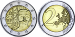 Франция 2 евро, 2013 150 лет со дня рождения Пьера де Кубертена UNC