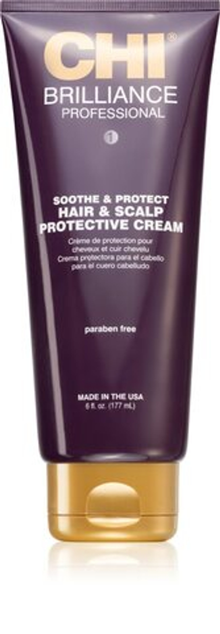 CHI Brilliance Hair & Scalp Protective Cream - защитный крем для волос и кожи головы /   177  ml  / GTIN 633911782798