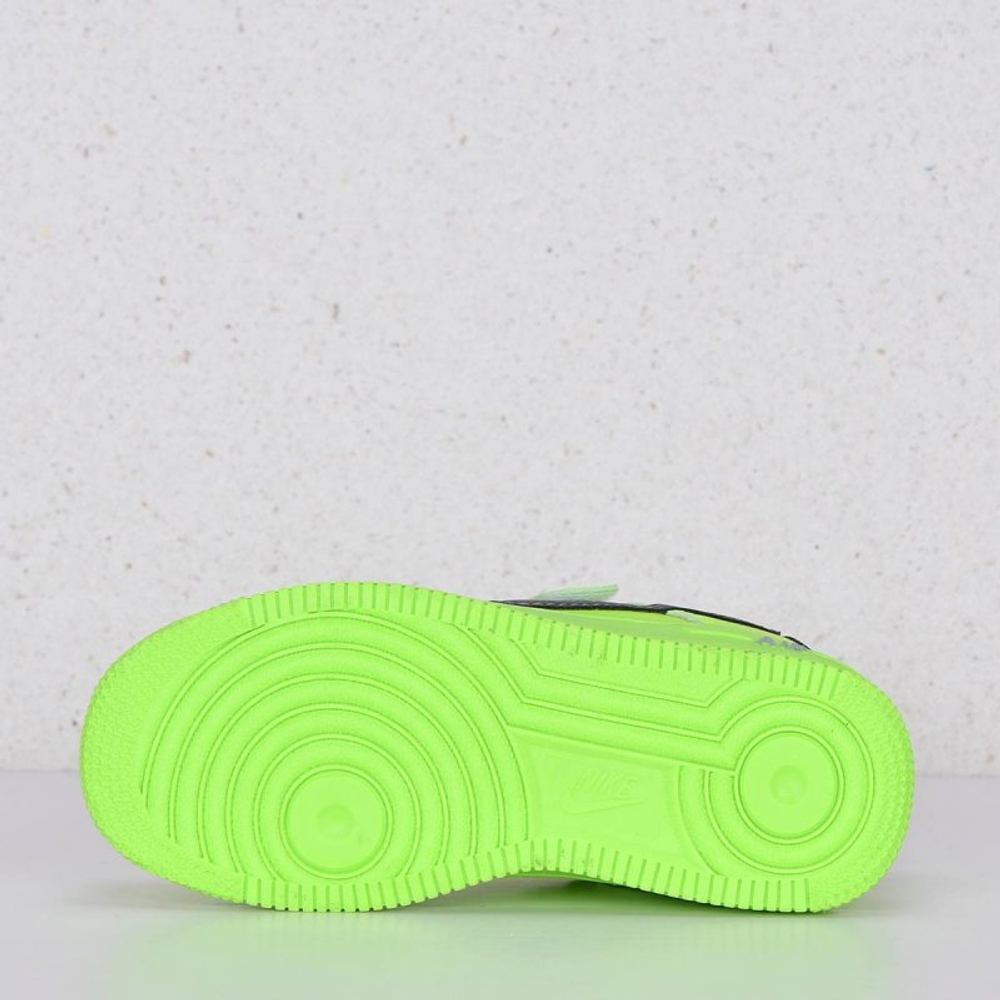 Кроссовки детcкие Nike Air Force 1 Green арт d666-6