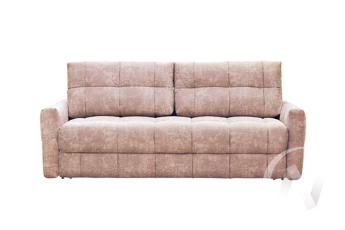 Диван прямой Аквамарин 11 (БД) CANDY 04 (бежево-розовый)