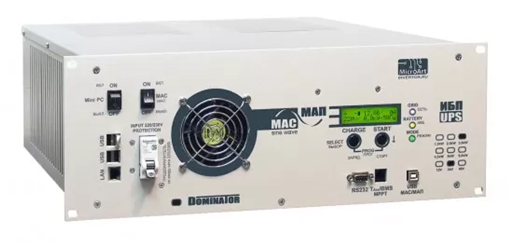 ИБП МАП Dominator UPS 6кВт/48В 19"