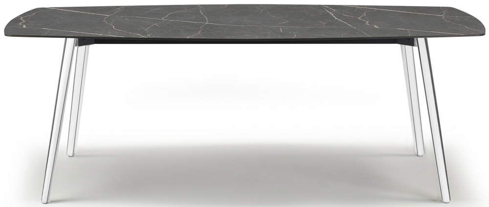 Стол ламинированный Scab Design Squid, алюминиевый, черный мрамор Сахара