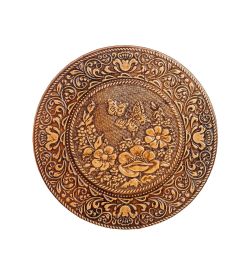 Народные промыслы BST-221/ 3 Зеркало «Бабочки» (береста)