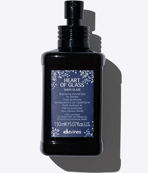 Heart of glass, флюид для абсолютного сияния блонд, Davines