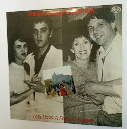 Винтажная виниловая пластинка LP Wanda Jackson and Karel Zich Lets Have A Party In Prague (Чехословакия 1988)