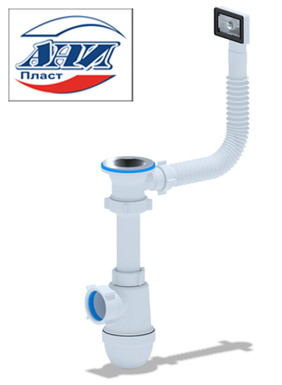 АНИ ГРОТ  А0140S  Сифон 1 1/2 х 40 с пер. (30шт)