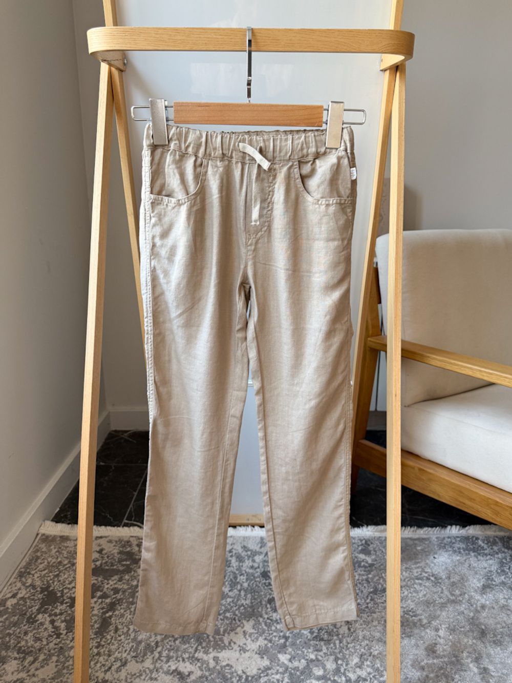 Льняные брюки Il gufo, 140