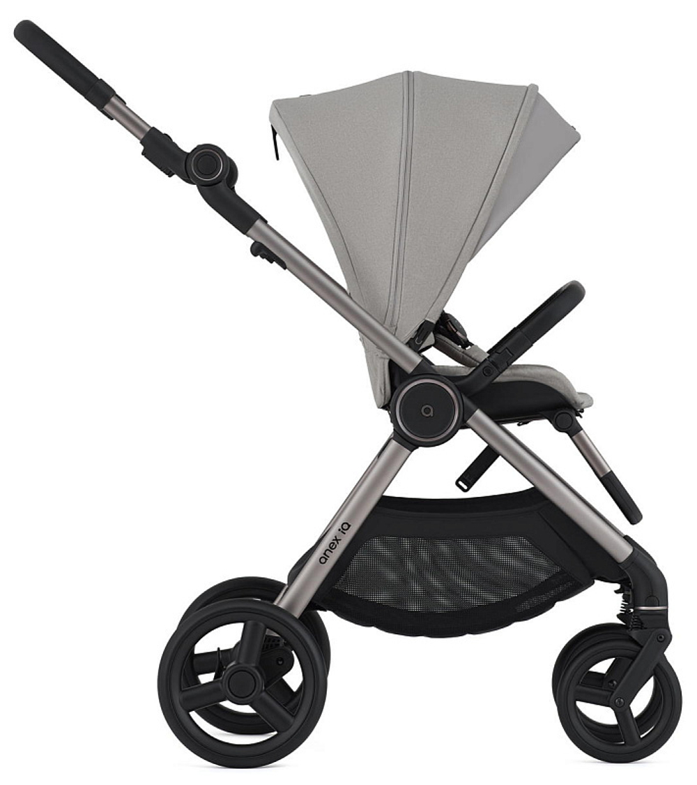 Детская коляска Anex IQ Premium NT x Avionaut Cosmo 3 в 1 iq-19 Silv_/SS-06 Black