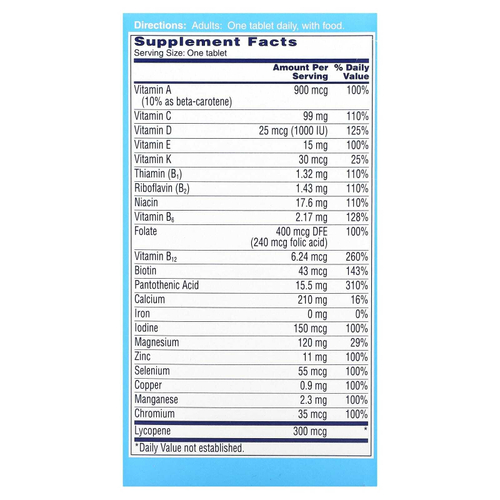 One-A-Day, Полный мультивитамин для мужчин, 100 таблеток