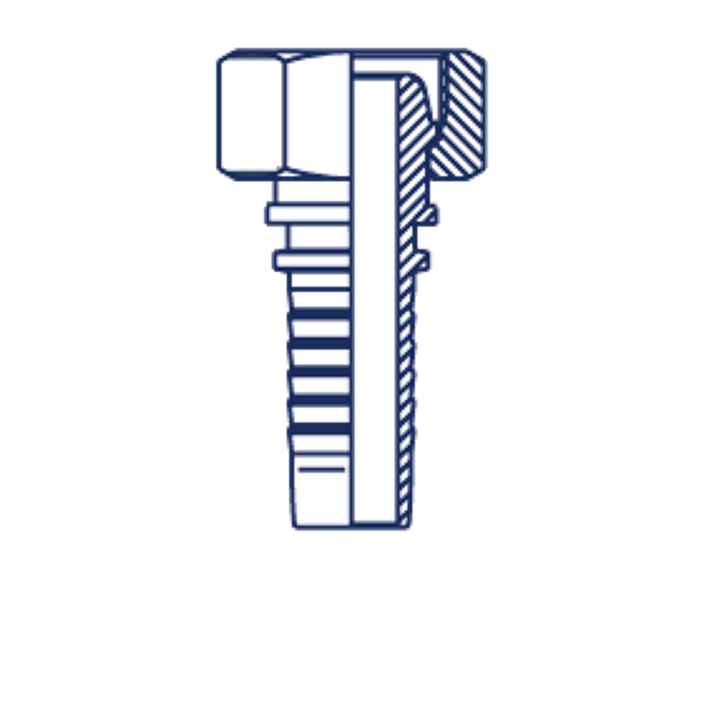 Фитинг DN 10 DK (Г) 16x1.5 (90)