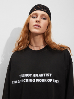 Лонгслив Work of art, черный